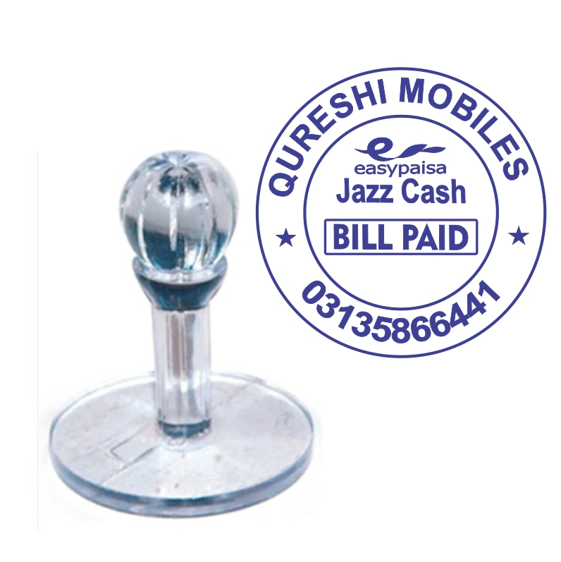 Crystal Round Manual Stamp ( Extra Large )