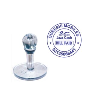 Crystal Round Manual Stamp ( Large Size )