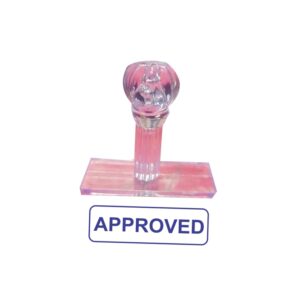 Crystal Rectangle Manual Stamp (Medium Size)