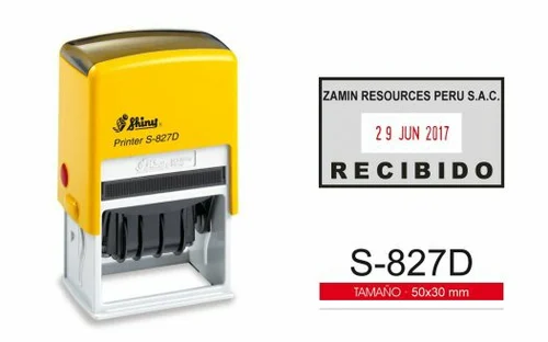 Shiny S827D 10 Year Dater Stamp ( Medium Size )